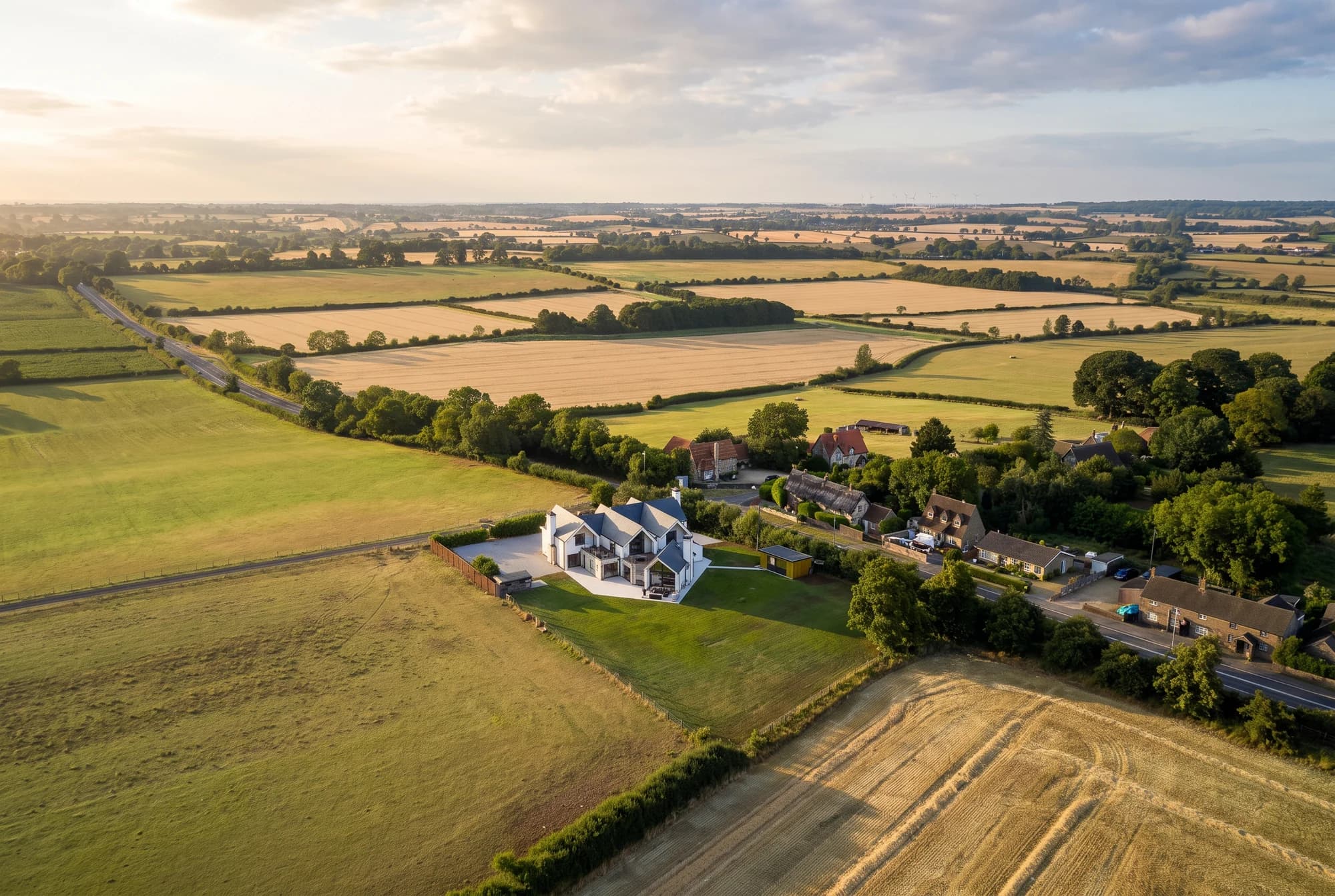 Grafton House in the countryside of Grafton Regis near Towcester